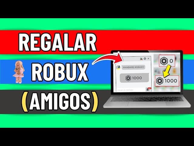 como enviar robux gratis a alguien guia paso a paso